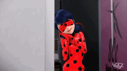 miraculous-ladybug-and-catnoir:  Ladybug your marinette is showing