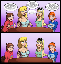 chillguydraws:Now it’s the girls turn to chat. Is that a good