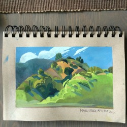 susanyung:  Painted near the Malibu creek on Saturday with some
