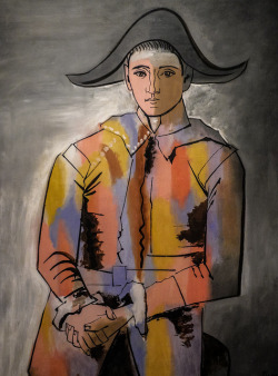 fashionwear4men:  Harlequin with Hands Folded by Pablo Picasso,