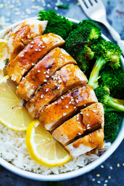 verticalfood:  Lemon Teriyaki Chicken 