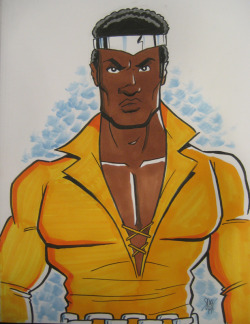 thehappysorceress:  Luke Cage Power Man by Cal Slayton