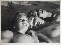 back-then:  On the beach William Mortensen, 1951 