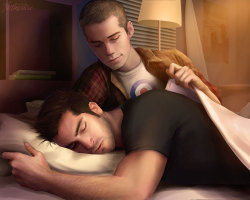 heartingboyz:  itsaneverendingwip:  Sleep Tight by NaSyu  Love