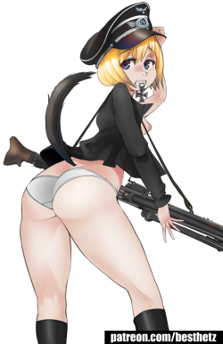 besthetz:  Erica Hartmann from Strike Witches, winner of the