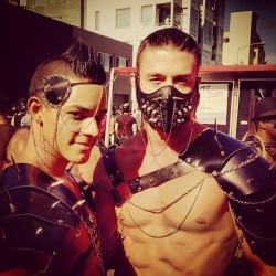 ryanrosexxx:  Ethan Slade & I at Folsom 2013________________________________________________•Use