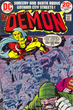 everythingsecondhand: The Demon, No. 13 (DC Comics, 1973). Cover art by Jack Kirby. From Oxfam in Nottingham. 