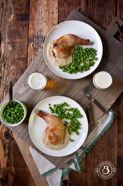 guardians-of-the-food:  Roasted Beer Brined Chicken Legs Over