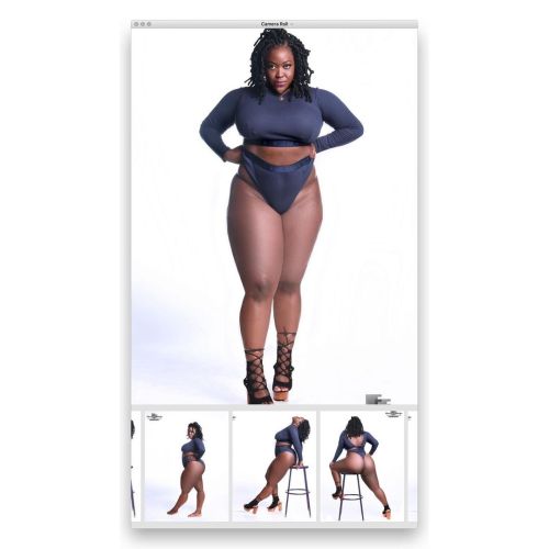 Bringing melaninated seduction and sultry curves is @newjuicyjina