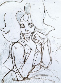 ashetray:  Rainbow Quartz sketch 