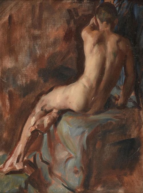 beyond-the-pale:  Figure of a Nude Male, Mid 20th Century Attributed