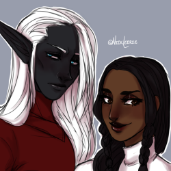 nickleerie:So listen… human mother… drow father… beautiful