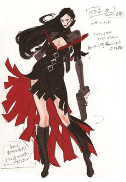 bontenmaru:  wyattbenjis:  Bayonetta - Early Concept Art  wow I like the first two 100% more than what they ended up with. 