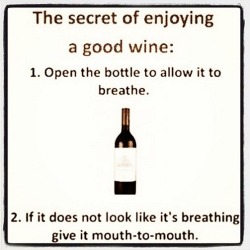 Resuscitate the vino!