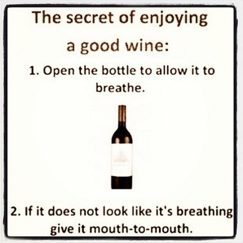 Resuscitate the vino!