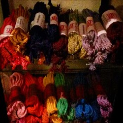 Beautiful rainbow of #bondage #rope at #wickedgrounds in #sanfrancisco
