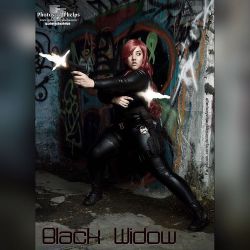 Teaser of Jackie A @jackieabitches as Black Widow!! #spy #blackwidow