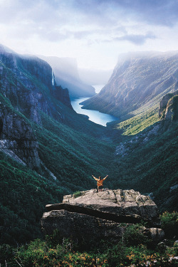 earthyday:  Western Brook Pond Fjord x Newfoundland and Labrador