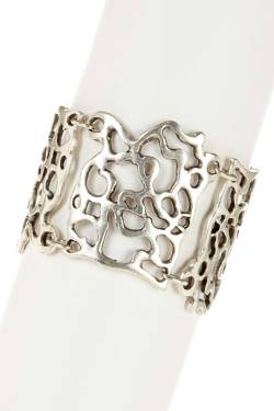 wantering-jewelry:  Cutout Organic Shape Bracelet