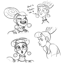 bonkalore: Some Lola Pop doodles I finally got around to doing
