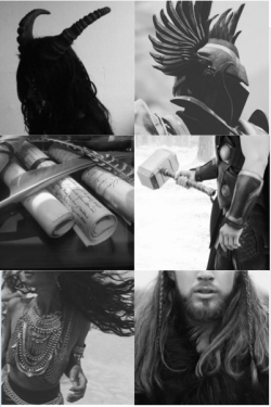 saydkw: Aesthetics I made for my Thorki fic Natural Disaster: