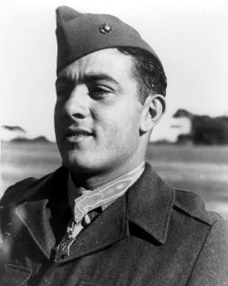 greasegunburgers:  71 years ago at Iwo Jima, Gunnery Sgt. John
