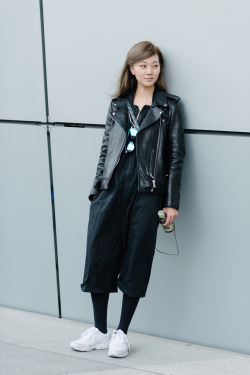 koreanmodel:  Street style: Yeo Yeon Hee shot by Alex Finch at