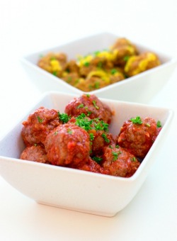 in-my-mouth:  Meatballs in Spicy Chipotle Sauce (Mexican) and