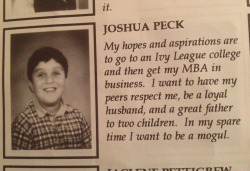 dreamingofthestreet:  found this gem in my sister’s old yearbook