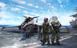 racoonwolf:  Alchemy Squadron (commission)  FFR-31MR Super Sylph
