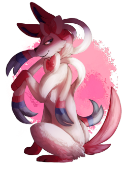 mrdegradation: hanttapuli:  Pokecember Day 8 - Fave Fairy, Sylveon