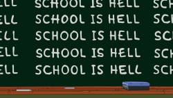 nevver:School is Hell, The Simpsons: “Treehouse Of Horror XXV"