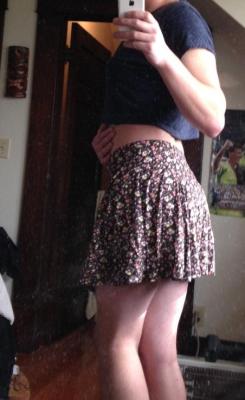 stormcaps:  New skirt :p Bad fashion sense. Dirty mirror. I guess