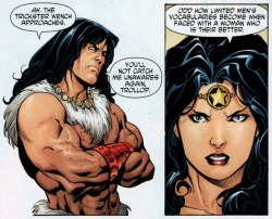 billyarrowsmith:  Nobody talks trash like Wonder Woman.