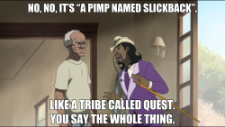 tgifresco:  Iconic moment in boondocks history.