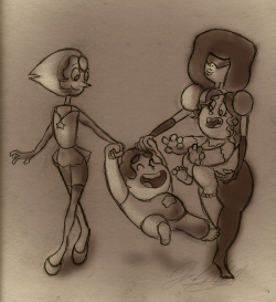 nevenger:  Sketchavember Day 3 c: Mama Pearl and G-Mom with the