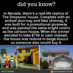 did-you-kno:  In Nevada, there’s a real-life replica of  The