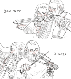 ladynorthstar:  for all Thorin’s life, Dwalin has always been