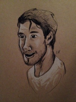 sexbanglish:  a little no-glasses markiplier i did while listening