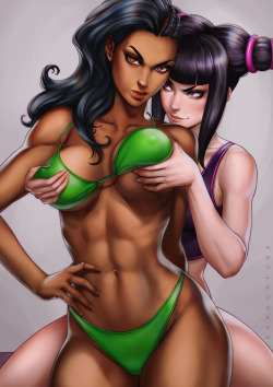 dandon-fuga: Laura and Juri ♥ ~~~  PatreonGumroad   