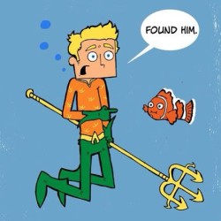 #aquaman #findingnemo #dccomics #disney