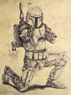 queenieroxx:  Jango Fett by ~ripley23 