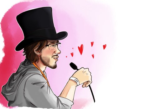 strangenocturne:  The Greatest Gift… by MadBlueBunny I watched Markiplier’s panel at PaxSouth 2015 and when asked what the greatest gift he’s received from a fan was, he responded with ‘My fans’. Normally that would seem cheesy yes? Eeeehhh