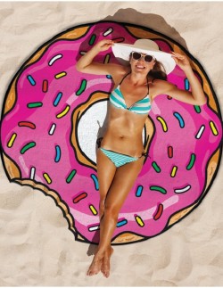 blogtenaciousstudentrebel:  Yoga Mat & Beach Towel  Donut