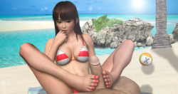 snow-kitsunes-den:  DOAX3 - Summer Vacation: Day 1 With Zack putting you in charge of his island. What better way to spend the next two weeks then getting to know the beautiful girls vacationing there a bit better.Â  Vanilla: Default / MessyÂ  Chocolate: