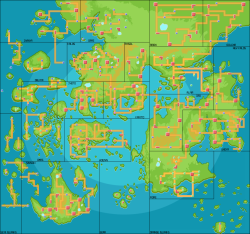 dreamer-mari:  forthepixels:  Pokemon World Map  #HELL YEAH HELL