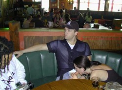 bestofexhibition:  Public blowjob in a restaurant full of people!