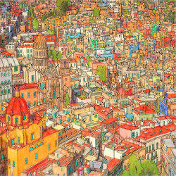 archatlas:  Fantastic Cities: A Colouring Book of Amazing Places