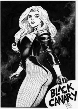 brianmichaelbendis:  Black Canary by Art Adams! #DCWomen 