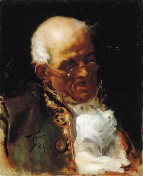 joaquin-sorolla:  Portrait of a Caballero, 1884, Joaquín SorollaMedium: